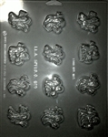 Variety Ghosts Chocolate Mold