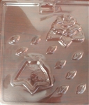 Rose Pour Box Flowers Mold