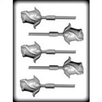 Rosebud Sucker Hard Candy Mold 8H-13122 Valentine wedding anniversary mothers day