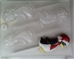 Santa Penguin Sucker Mold