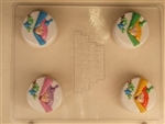 Baby in Blanket Cookie Mold