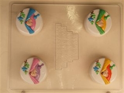 Baby in Blanket Cookie Mold