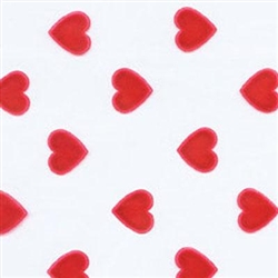 Medium Red Hearts Cello Bag Candy Wrappers