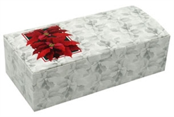 One Pound Poinsettia Candy Boxes