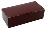 One Pound Burgundy Candy Boxes