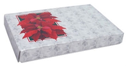 One Pound Poinsettia Candy Boxes