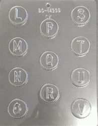 1-1/14" L-V Coin Chocolat Mold