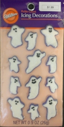 Petite Ghost Icing Decorations