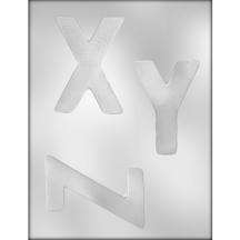 4" Letters X-Y-Z Mold