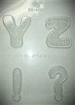 2-3/4" Letters Y-Z-!-? Mold