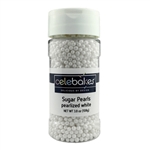 Pearlized White Sugar Pearls wedding Christmas 3-4mm