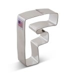 3" Letter F Cookie Cutter