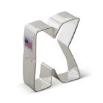3" Letter "K" Cookie Cutter
