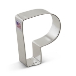 3" Letter P Cookie Cutter