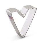 3" Letter V Cookie Cutter