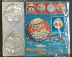 Vintage Mini Clown Wilton Character Cake Pan