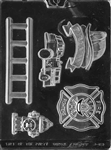 Firefighter Kit Chocolate Mold - LPJ083