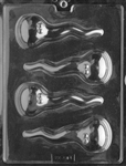 5" Happy Sperm Chocolate Mold