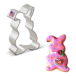 3-1/2" Floppy Bunny Cookie Cutter animal Easter baby shower