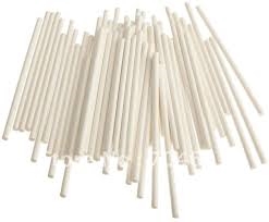 1,500 Pack of 6" x 1/8" Paper Sucker Sticks lollipop