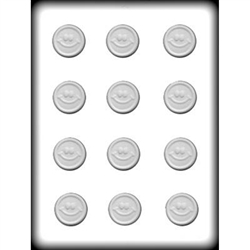 1-1/4" Smiley Mint Hard Candy Mold
