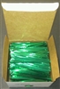 4" Green Metallic Twist Ties | 2,000 Pack