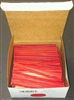 4" Red Paper Twist Ties - 2000 Pack