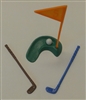 Golf Set Table Decoration