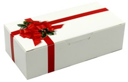 Quarter Pound Ribbons 'n Holly Candy Boxes