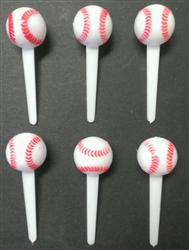 Baseball Cupcake Picks