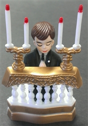 Boy Praying at Altar Cake Topper