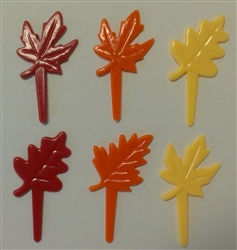 Autumn Leaves Cupcake Picks