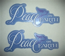 Peace on Earth Cake Topper