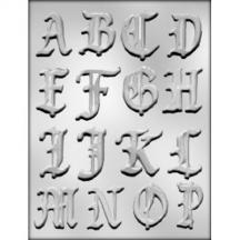 2" Alphabet A-P Chocolate Mold