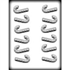 2" Candy Cane Hard Candy Mold sweet treat dessert christmas holiday winter