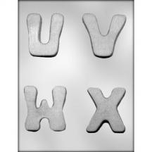 2-3/4" Letters U-V-W-X Mold