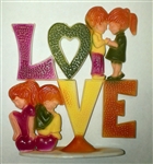 LOVE with Children Cake Topper