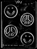 Smile Face / Peace Bar Mold