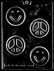 Smile Face / Peace Bar Mold