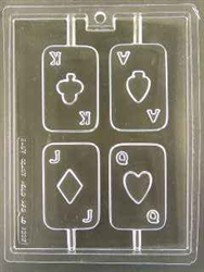 Playing Card Pop chocolate Mold