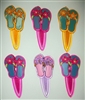 Flip Flop Sandals Cupcake Picks