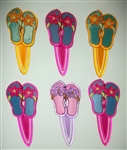 Flip Flop Sandals Cupcake Picks