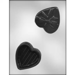 3-3/8" Heart Pour Box Chocolate Mold 90-1303 anniversary