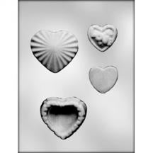 3-3/8" Heart Pour Box Mold