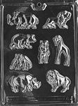 Wild Animals Chocolate Mold - LPA006