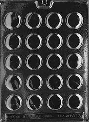 Thin Peppermint Patty Chocolate Mold