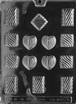 Grooved Assortment Chocolate Mold