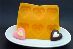 Stacked Heart Assortment Flexible Chocolate Mold