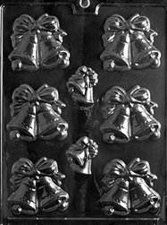 Large Bells Chocolate Mold wedding christmas holiday rehearsal dinner engagement party