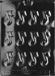 Musical Notes Chocolate Mold